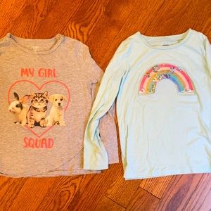 2 Carter’s Kid Long Sleeve Shirts
